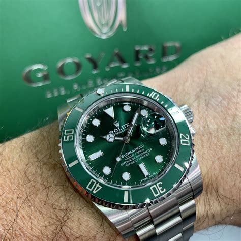 rolex green submariner price new|rolex submariner green bezel price.